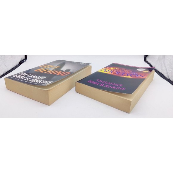 Left Behind Books Lot of 2 Paperback Left  Behind & Apollyon Christian Read God - Picture 4 of 6